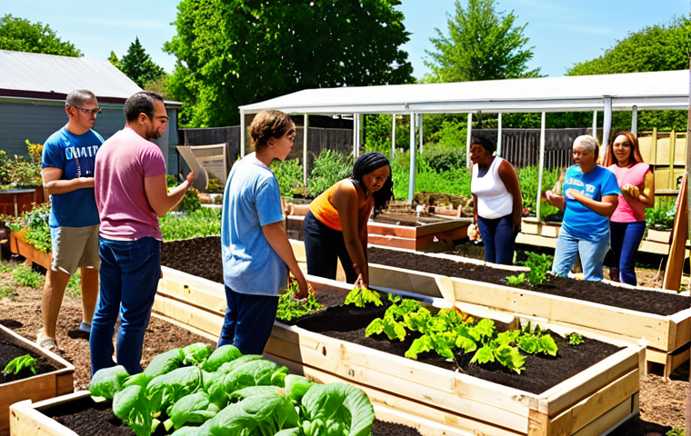 **Image Prompt:** A vibrant scene depicting diverse community members collaborating on a local initiative, like a community garden or a public art project, under a bright, sunny sky. Focus on positive energy and cooperation. (Keywords: community, collaboration, initiative, diversity, local, hopeful, sunny)